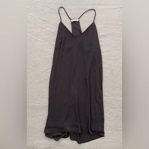 Black mini sheath dress